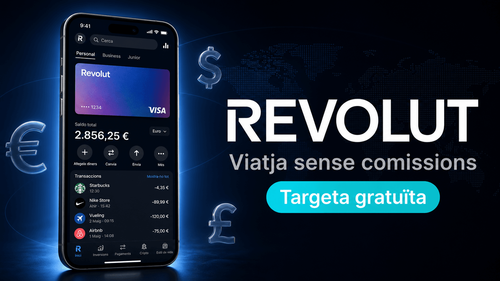 Revolut: La targeta per a viatjar sense comissions